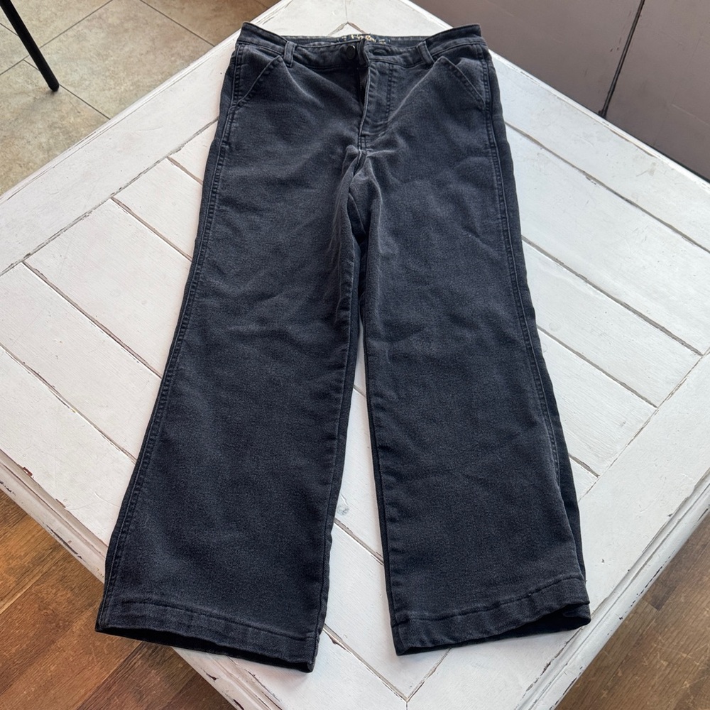 Classic Black Wide Leg Jeans